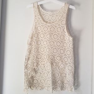Crochet Inspired Sleeveless Top